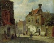 unknow artist European city landscape, street landsacpe, construction, frontstore, building and architecture. 136 oil painting picture wholesale